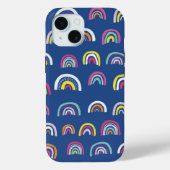 Blue Rainbow iPhone Case (Rückseite)