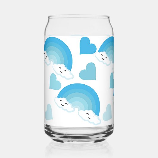 Blue Rainbows Dosenglas (Vorderseite)