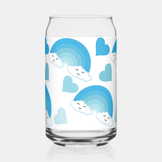 Blue Rainbows Dosenglas (Links)