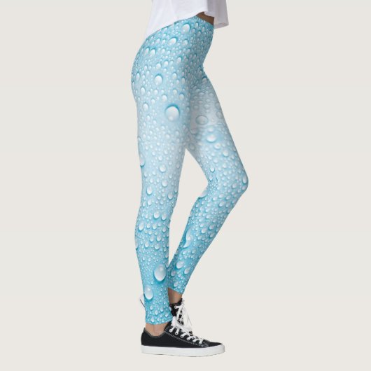 BLUE RAINDROP DEW PATTERN LEGGINGS (Rechts)