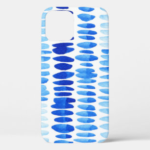 Blue Raindrops: Aquarell Nahtlos Abstrakt Case-Mate iPhone Hülle