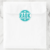Blue RAOK Stickers (Tasche)