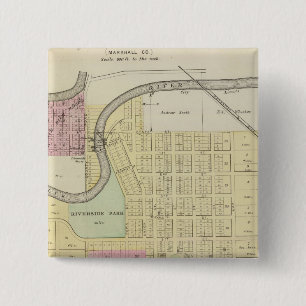 Blue Rapids, Marshall Landkreis, Kansas Button