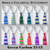 Blue Raspberry Lavender Magenta Raute Preppy Krawatte