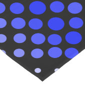 Blue Raster Pattern 01 Black BG Großer Tischläufer (Ecke)