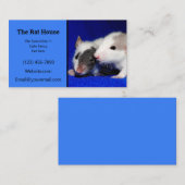 Blue Rat Breeder Rattery Visitenkarte (Vorne/Hinten)