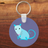 Blue Rat Keyring Schlüsselanhänger (Vorderseite)