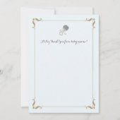 Blue Rattle Vielen Dank Notecard Mitteilungskarte (Vorderseite)