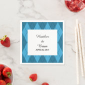 Blue Raute Paper Napkins Serviette (Beispiel)