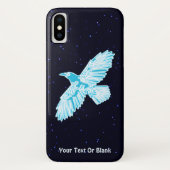 Blue Raven on Stars Case-Mate iPhone Hülle (Rückseite)