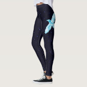 Blue Raven on Stars Leggings (Links)
