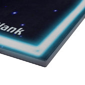 Blue Raven on Stars Schneidebrett (Ecke)