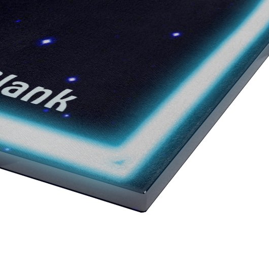 Blue Raven on Stars Schneidebrett (Ecke)