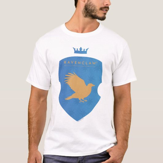 Blue RAVENCLAW™ Crowned Wappen T-Shirt (Vorderseite)