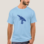 Blue Ray Gun Shirt (Vorderseite)