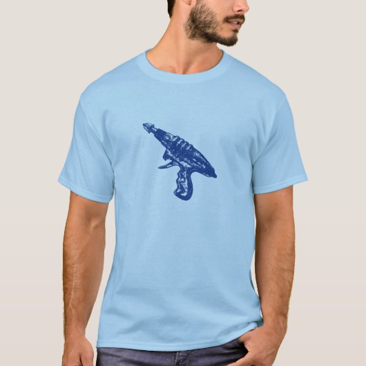 Blue Ray Gun Shirt (Vorderseite)