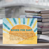 Blue Ray Sunshine Book for Baby Showgame Begleitkarte