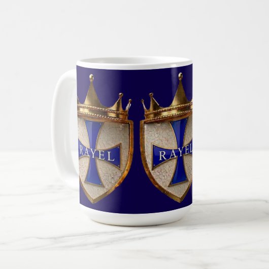 Blue RayEl Crest coffee mug Kaffeetasse (Vorderseite Links)