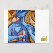 Blue Reader Postcard Postkarte (Vorderseite)