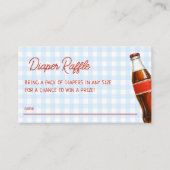 Blue Ready to Pop Soda Cola Custom Begleitkarte (Vorderseite)