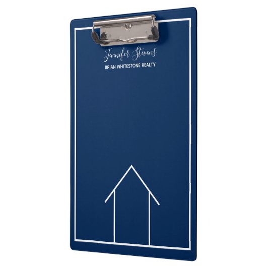 Blue Real Anwesen Company Custom Open House Klemmbrett (Links)