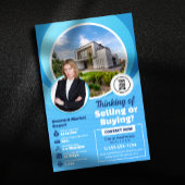 Blue Real Anwesen Market Report Realtor & Broker Flyer