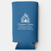 Blue Real Estate Company Customized Realtor Selters Dosenkühler (Vorderseite)