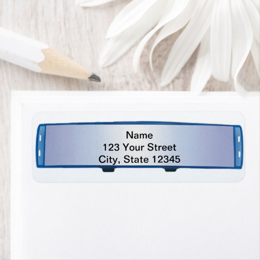 Blue Rearview Mirror on Blue Gradient (Insitu)