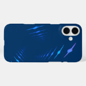 Blue REbel Case-Mate iPhone Hülle (Rückseite (Horizontal))