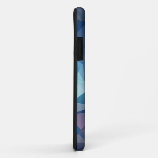 Blue Red Abstrakt Pyramid Muster Case-Mate iPhone Hülle (Hinten/Rechts)