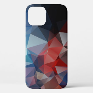 Blue Red Abstrakt Pyramid Muster Case-Mate iPhone Hülle