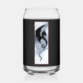 Blue Red Blume Black Dragon Dosenglas (Vorderseite)