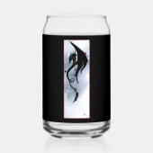 Blue Red Blume Black Dragon Dosenglas (Rückseite)