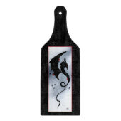 Blue Red Blume Black Dragon Schneidebrett (Vorderseite)