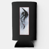 Blue Red Blume Black Dragon Selters Dosenkühler (Rückseite)