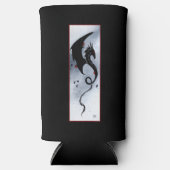 Blue Red Blume Black Dragon Selters Dosenkühler (Vorderseite)