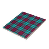 Blue Red Campbell Tartan Blackwatch Kariert Fliese (Seite)