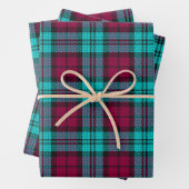 Blue Red Campbell Tartan Blackwatch Kariert Geschenkpapier Set (Beispiel)