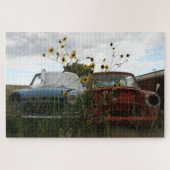 Blue & Red Cars Puzzle (Horizontal)