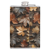 BLUE RED CREAM FALL AUTUMN LEAVES FLACHMANN (Rückseite)