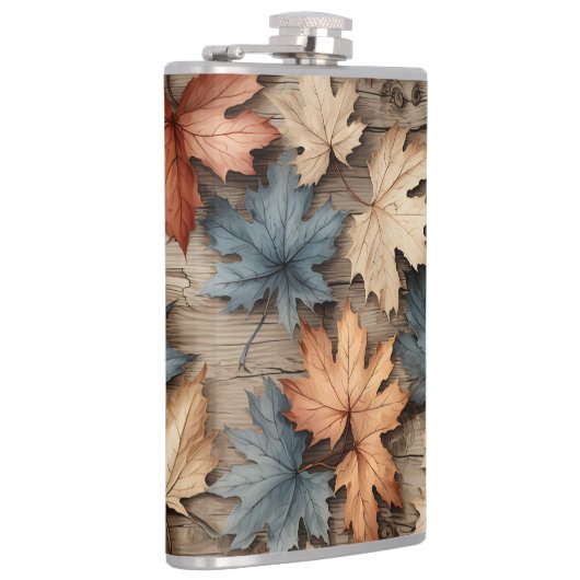 BLUE RED CREAM FALL AUTUMN LEAVES FLACHMANN (Rechts)