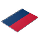 Blue & Red CUSTOM Notizblock (Linke Seite)