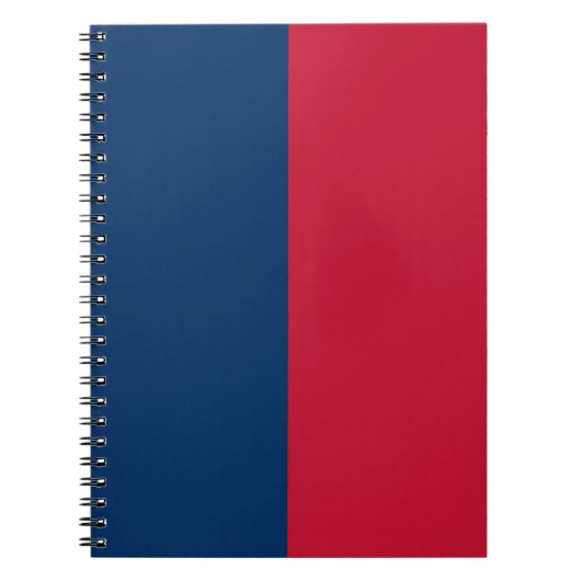 Blue & Red CUSTOM Notizblock (Vorderseite)