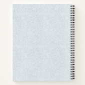 Blue + Red Faux Glitter BRIDESMAID Bachelorette Notizblock (Rückseite)