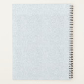 Blue + Red Faux Glitter BRIDESMAID Bachelorette Planer (Rückseite)