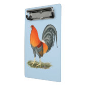 Blue Red Gamecock Mini Klemmbrett (Gewinkelt2)