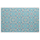 Blue Red Green White Azulejo Pattern Stoff (Fat Quarter (45,7 x 55,9 cm))