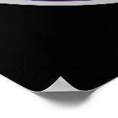 BLUE RED Hydrangea Poster (Ecke)