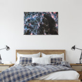 Blue & Red NGC 5068 | JWST Leinwanddruck (Insitu (Schlafzimmer))