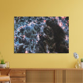 Blue & Red NGC 5068 | JWST Leinwanddruck (Insitu (Wohnzimmer))